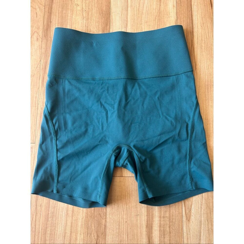 Fanka Shorts Womens Small Green Body Sculpt Athletic Reversible Compression
